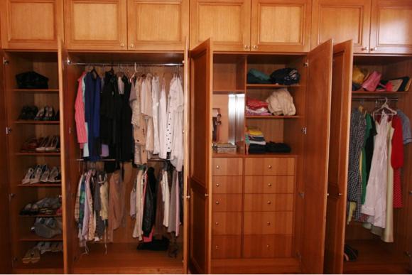 Solid Tasmanian Oak Wardrobe Interior