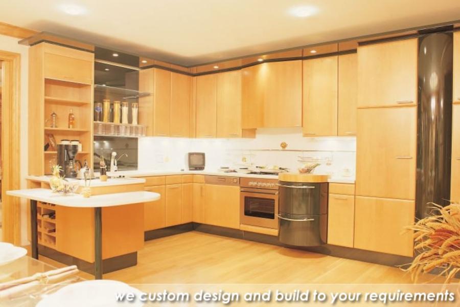 Custom Veneer and Laminate Kitchen