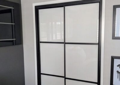 Shoji Wardrobe Doors with Black Frame