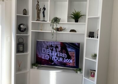 Painted Corner Entertainment Unit