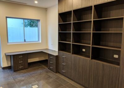 Home Office Cabinets in Coloured Board